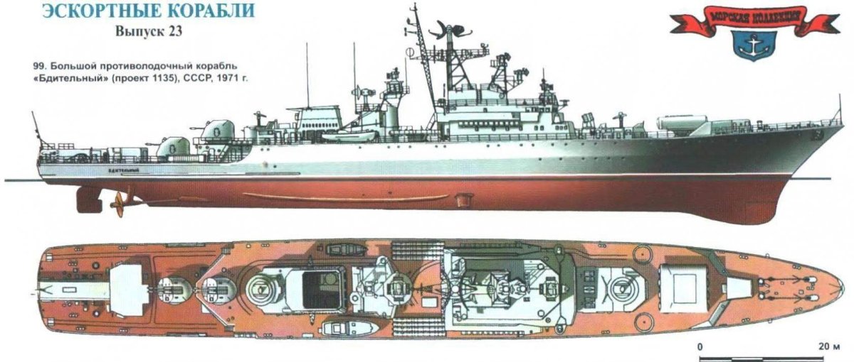 Корабль Буревестник 1135