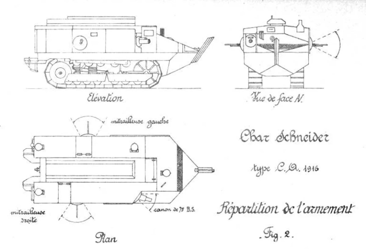 Танк Шнейдер са-1