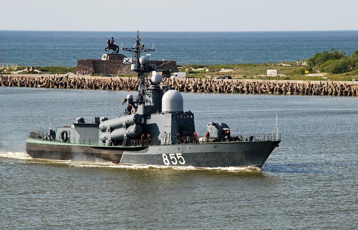 Ракетный катер Заречный Балтфлот