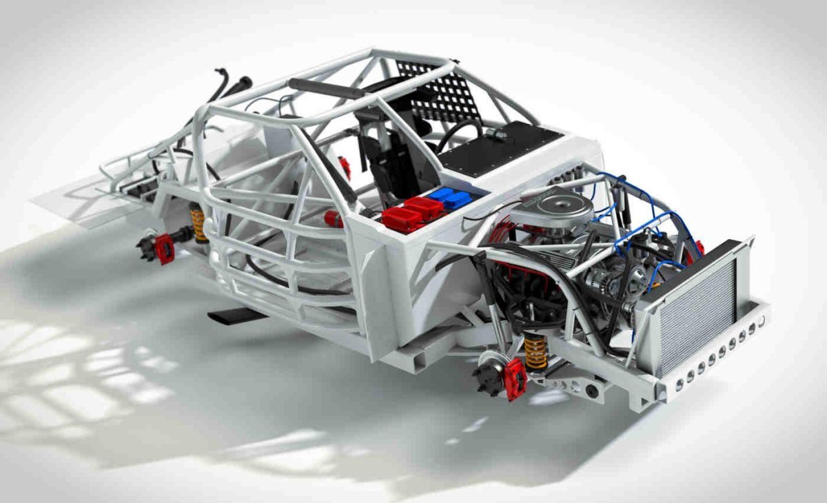 Шасси болида наскар