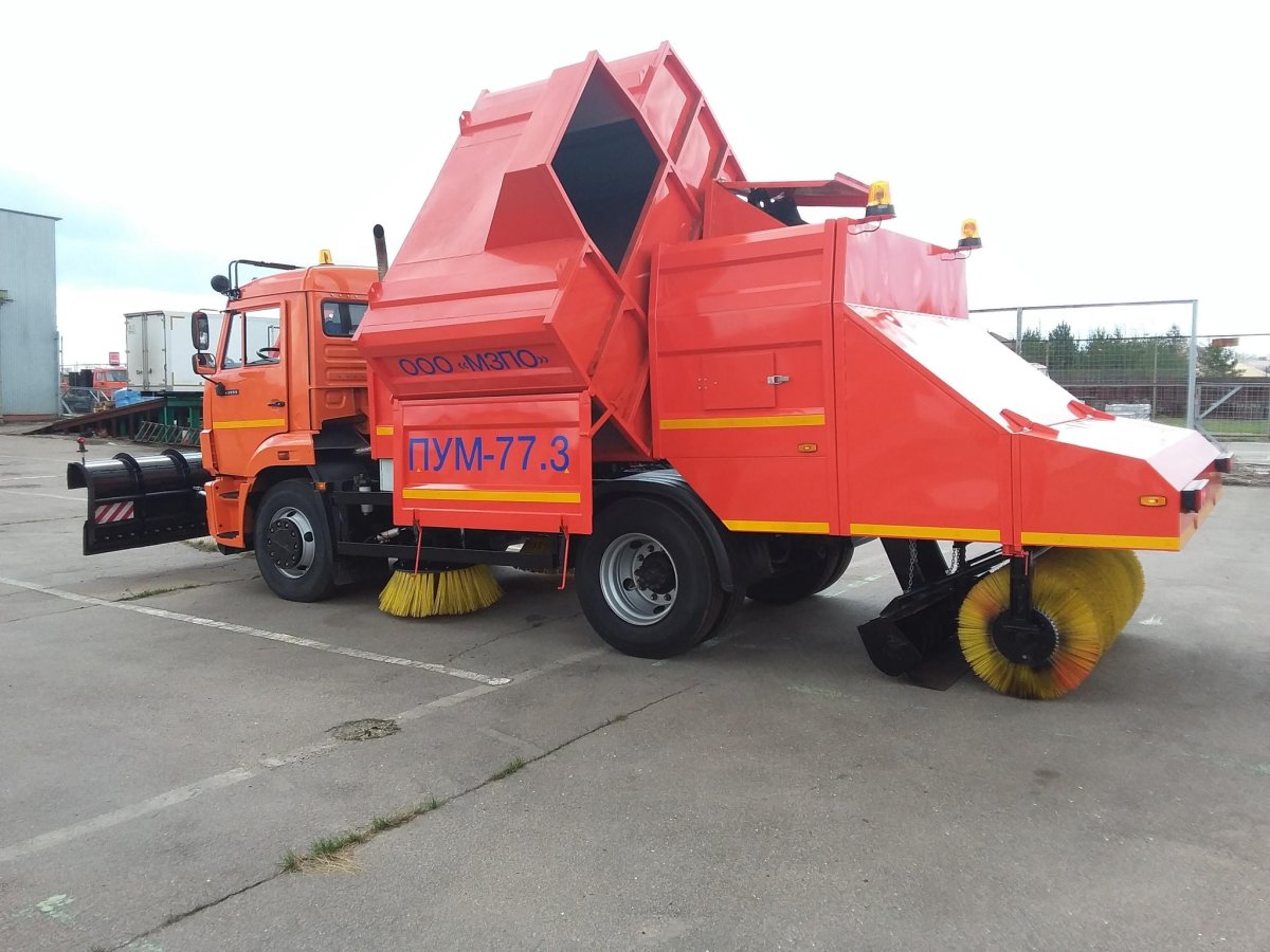 Подметально-уборочная машина пум-001 «магистраль»