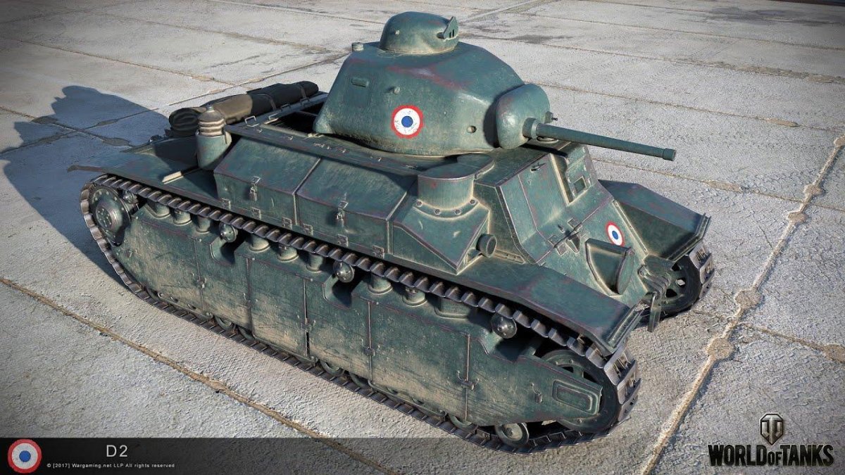 Танк Рено д2