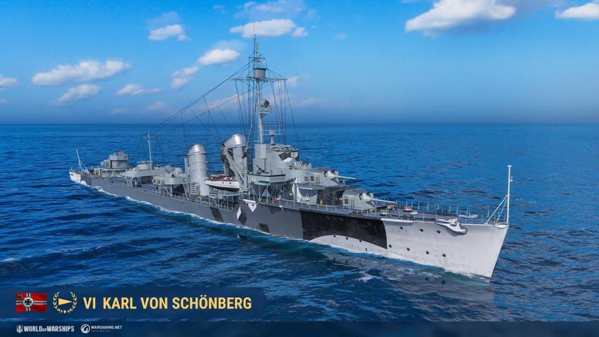 Линкор Бранденбург в World of Warships