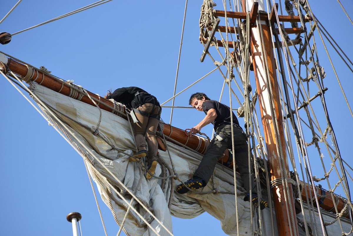 Ванты на корабле