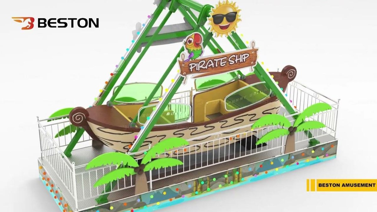 Детский корабль аттракцион