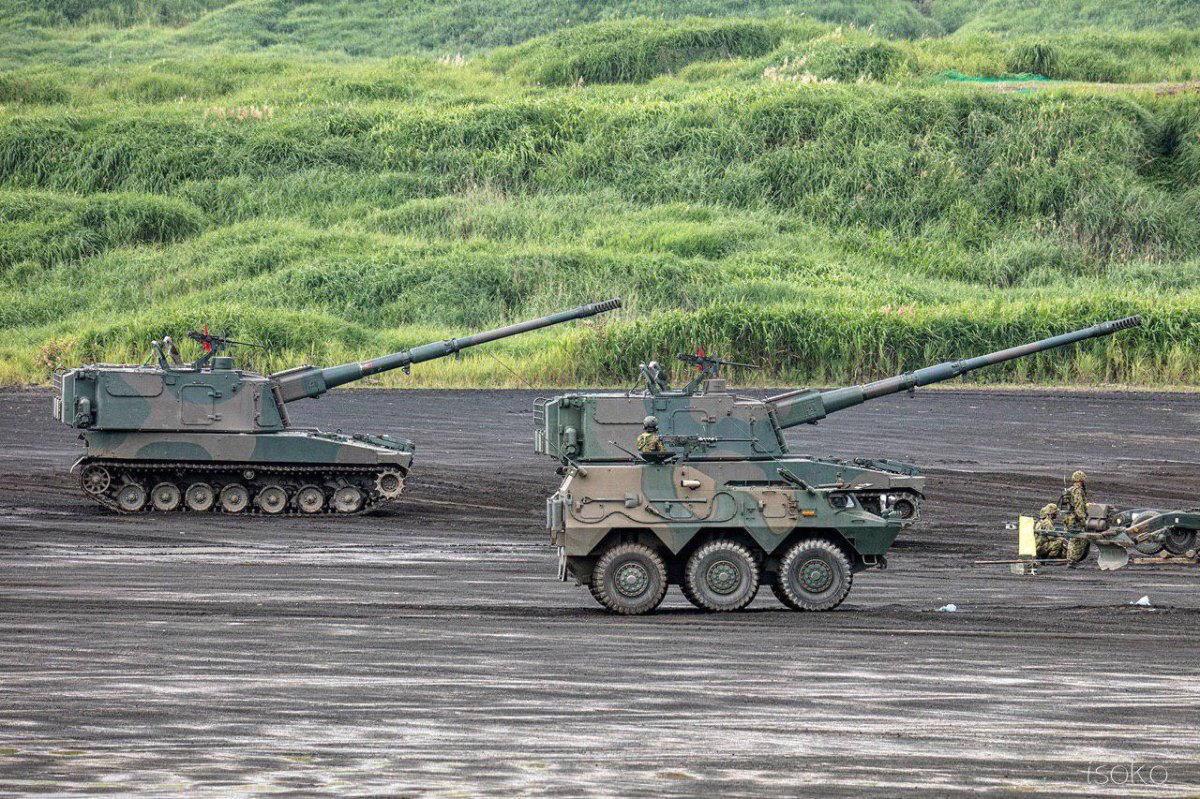 Японская самоходная гаубица Тип 99.