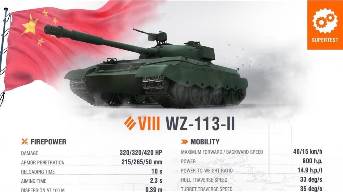 WZ-113-II танк