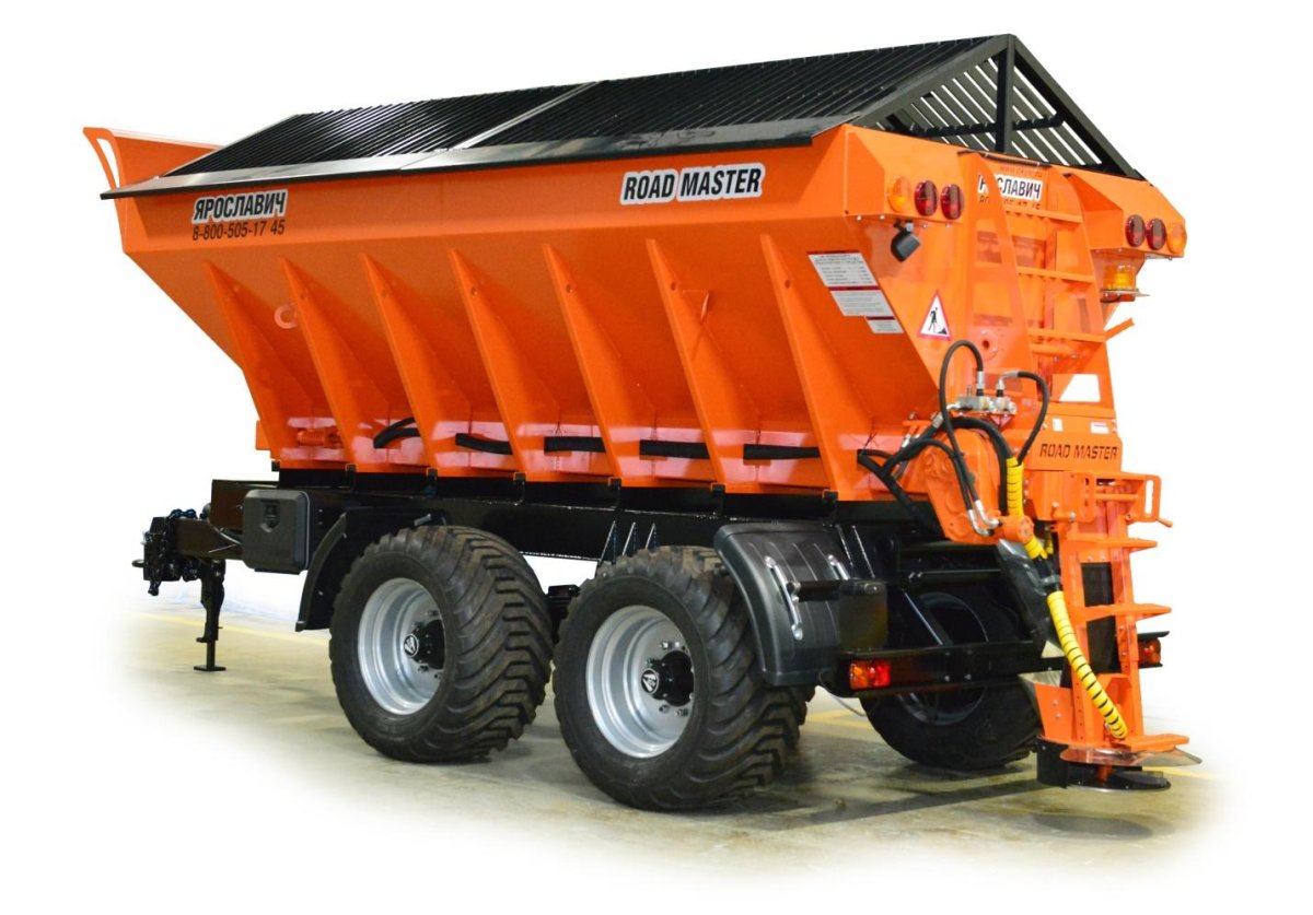 Пескоразбрасыватель полуприцепной коммунальный