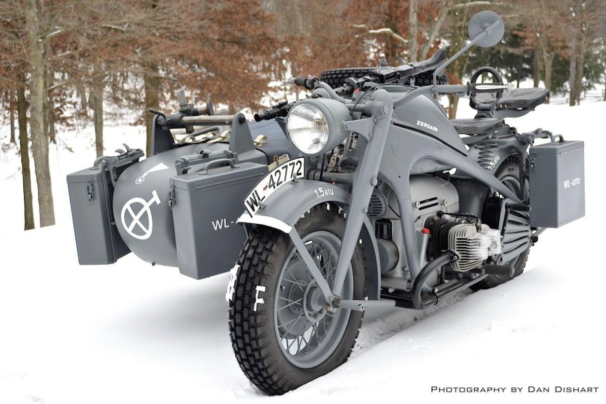 Мотоцикл вермахта BMW r75