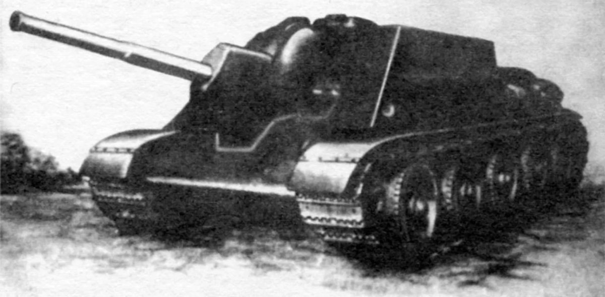 Кв-2 с 107мм пушкой ЗИС-6