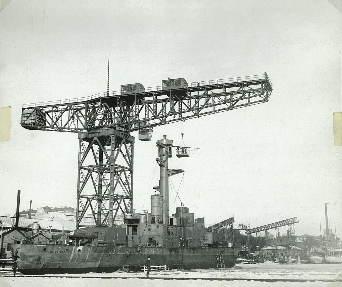 Финский броненосец береговой обороны вяйнямёйнен