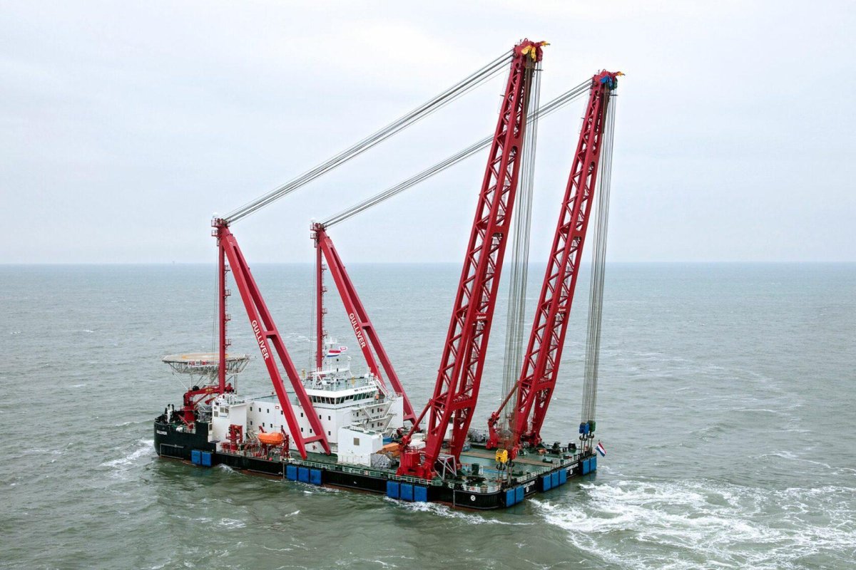 Плавучий кран vb-1000