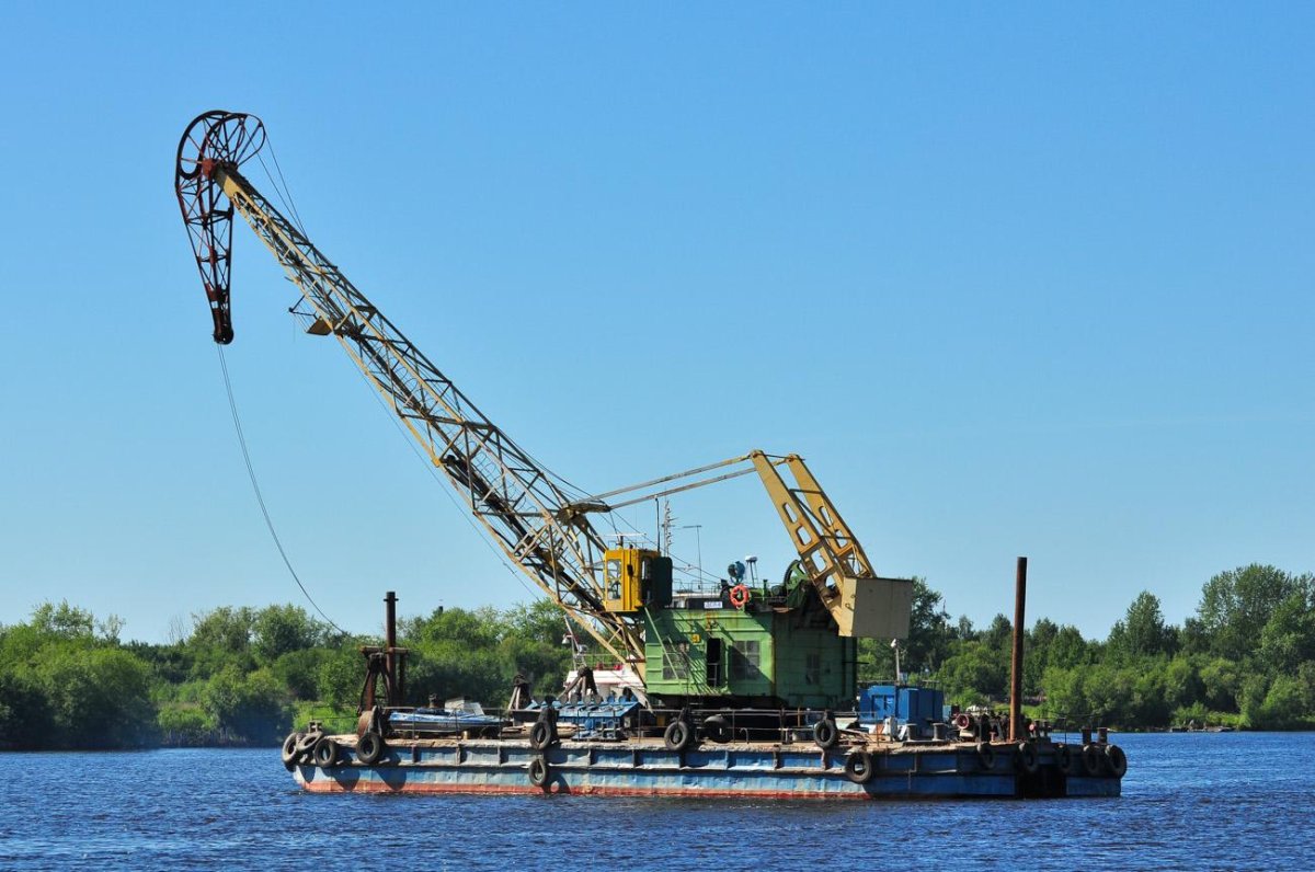 Плавучий кран КПЛ 5-30