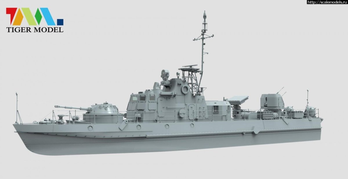 Tiger model 1/35 Советский артиллерийский катер проекта 1204 Шмель