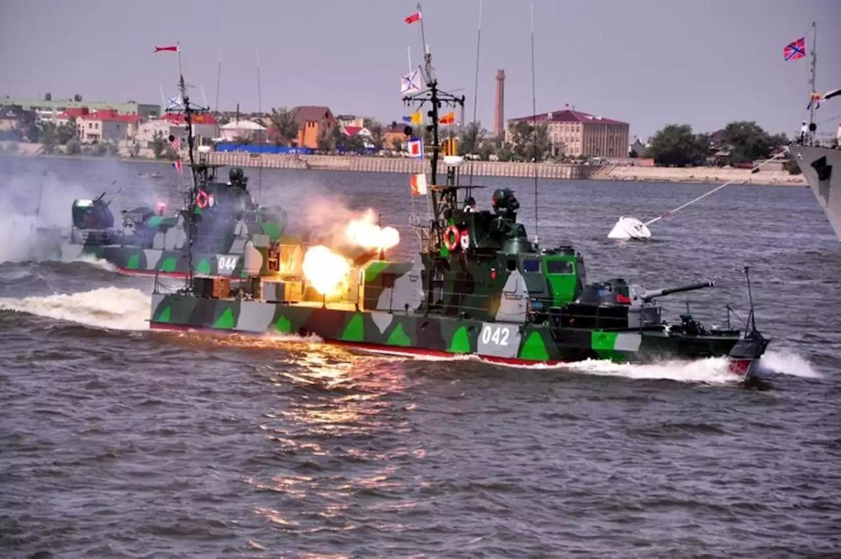 Артиллерийский катер Каспийской флотилии