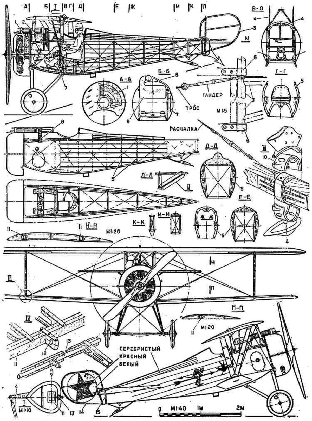 Самолет Ньюпорт 17 чертежи