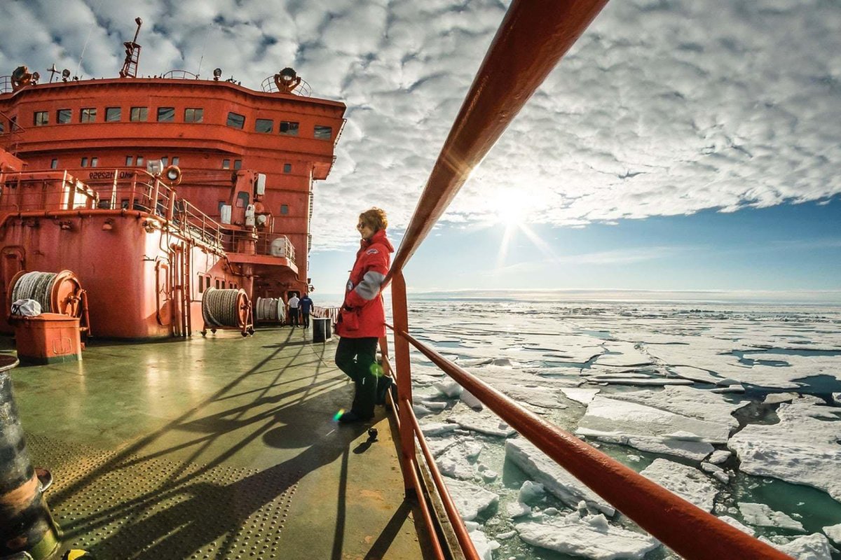 Ледокол 50 лет Победы палуба
