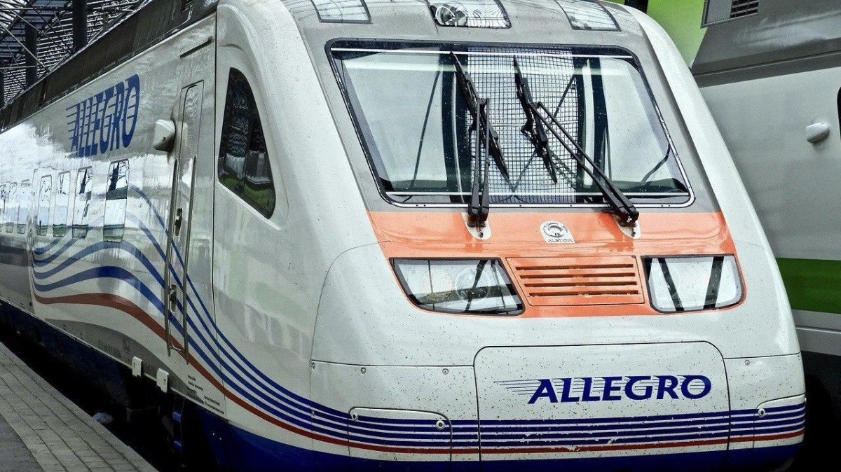 Аллегро поезд в Хельсинки