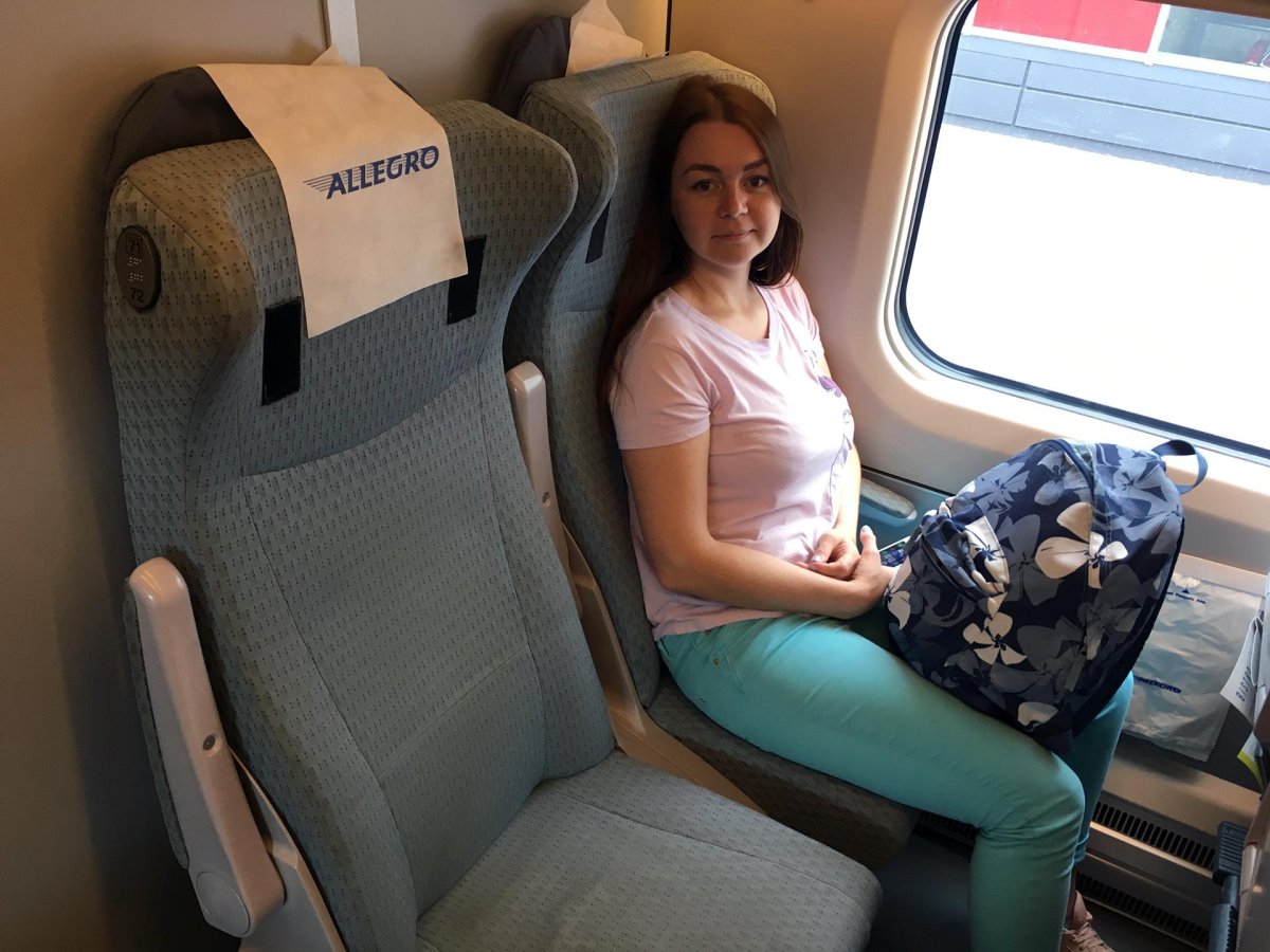 Аллегро поезд изнутри