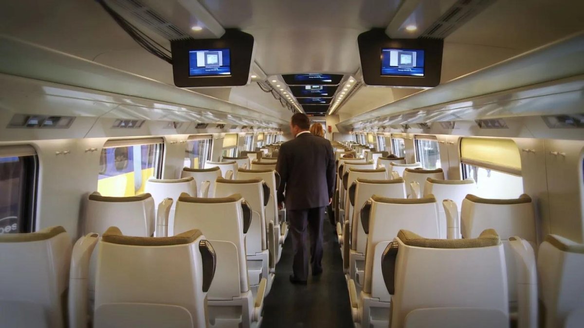 Польские поезда внутри