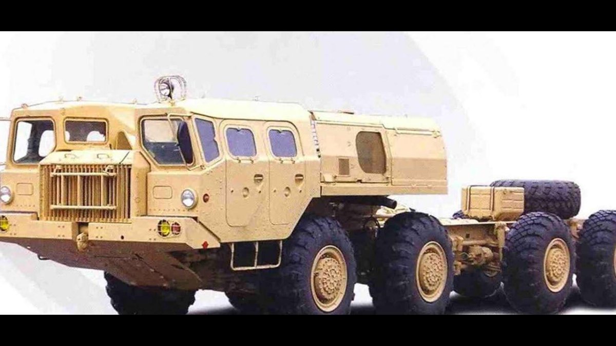 МАЗ военный тягач 543