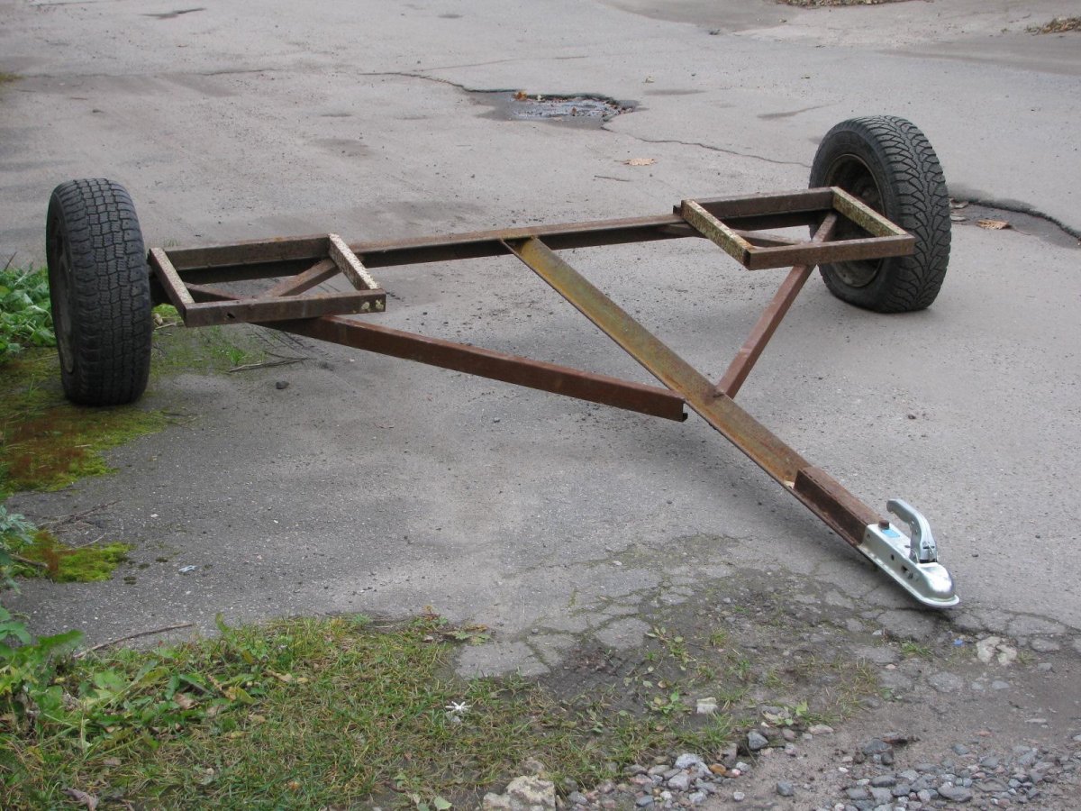 Прицеп подкат жесткая сцепка