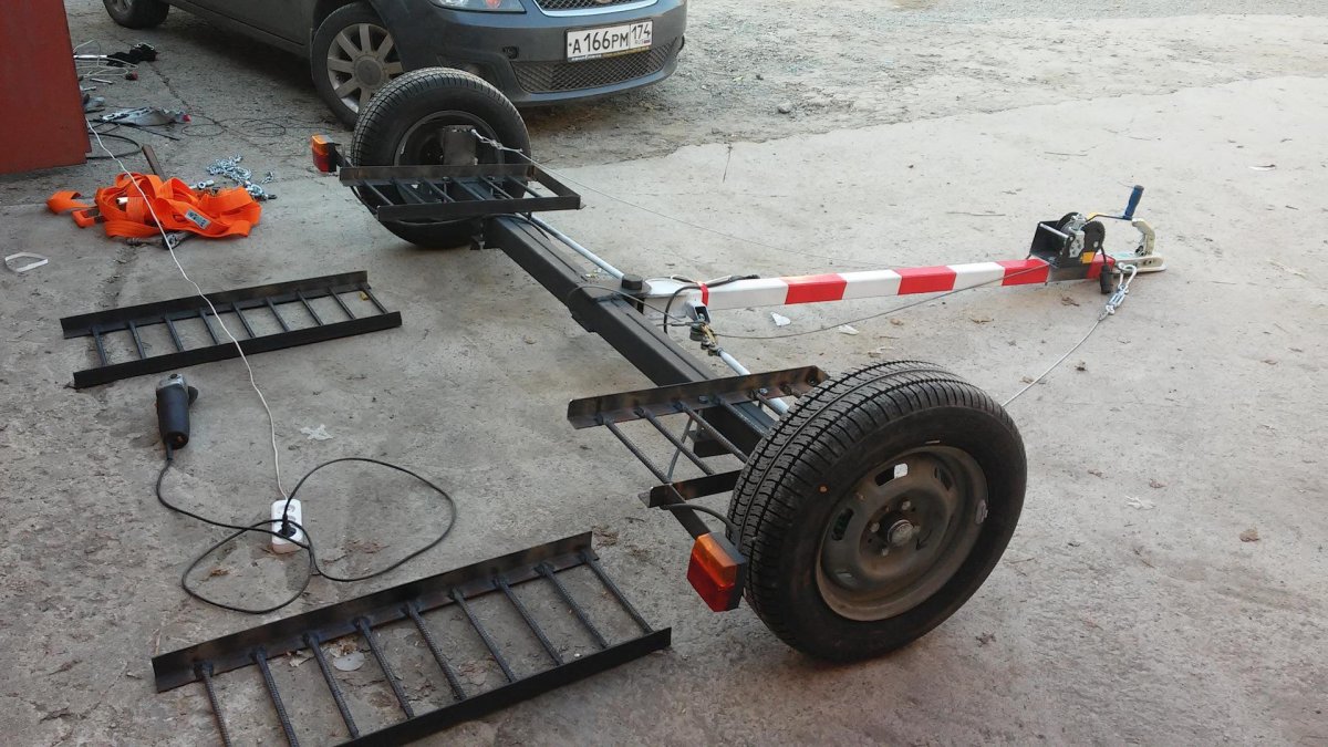 Прицеп Recker 2002 с частичной погрузкой