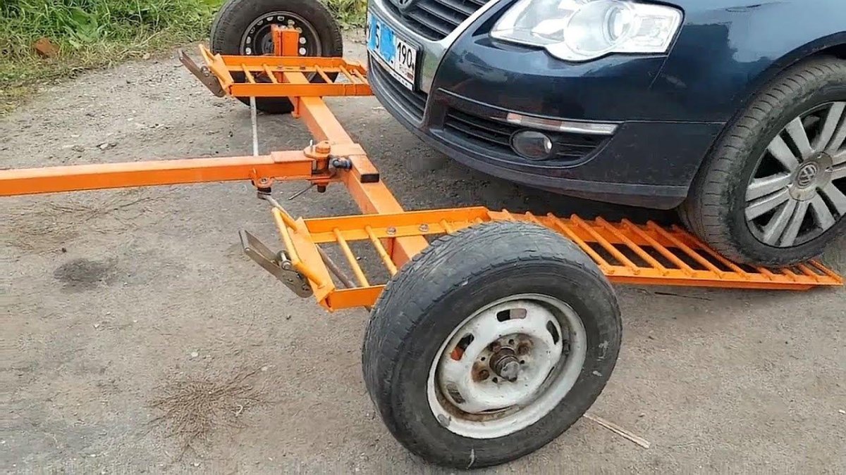 Подкат лафет поворотный