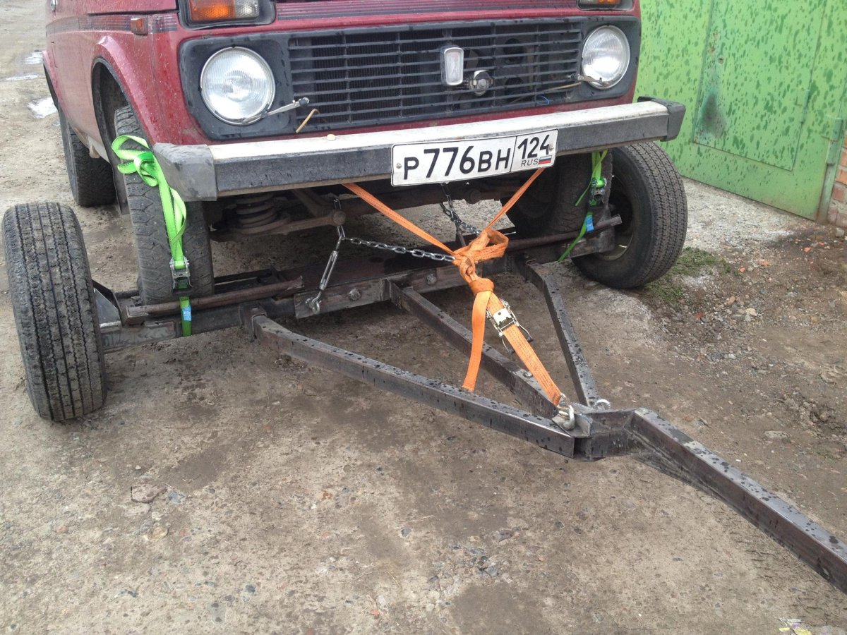 Нива прицеп подкат