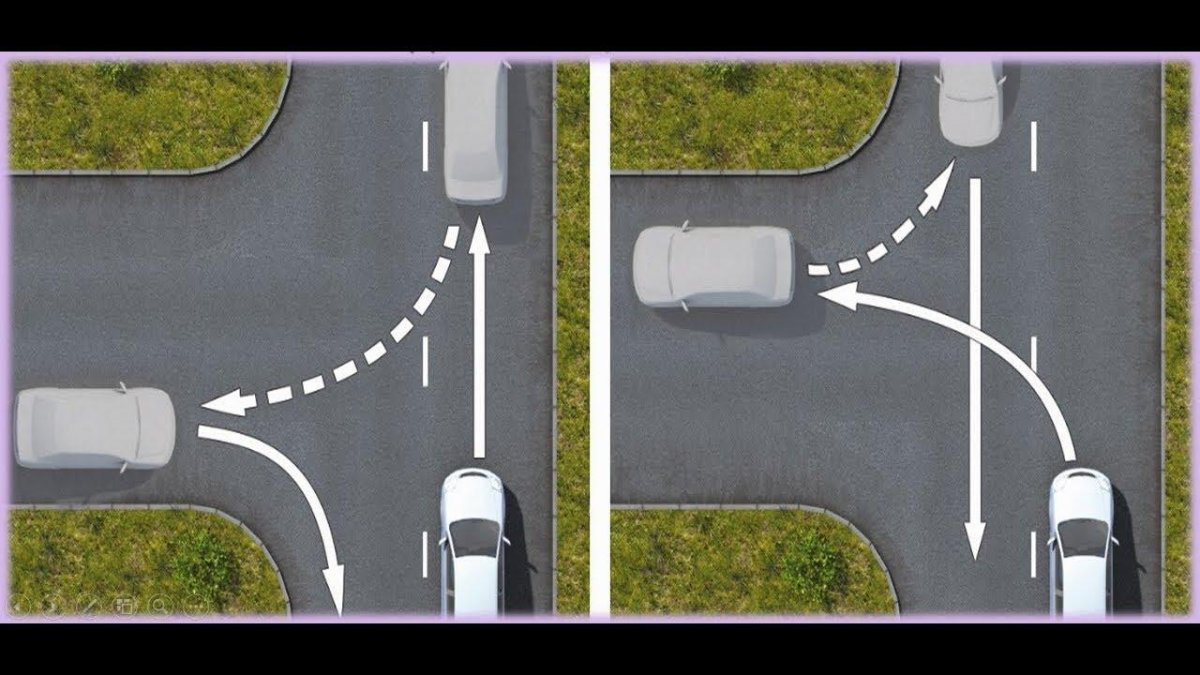 Билеты ПДД разворот с прилегающей территорией