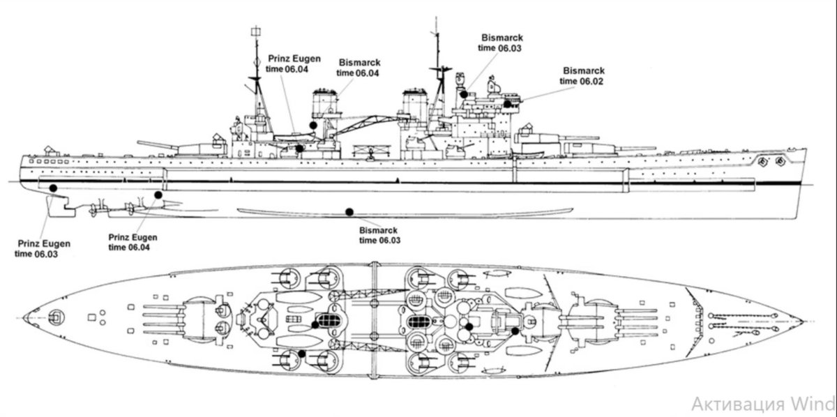 Чертежи линкора принц Уэльский