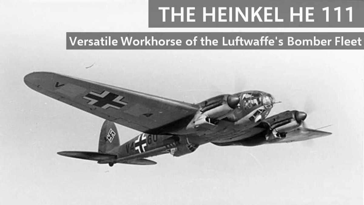 Heinkel he 111 бомбардировщик