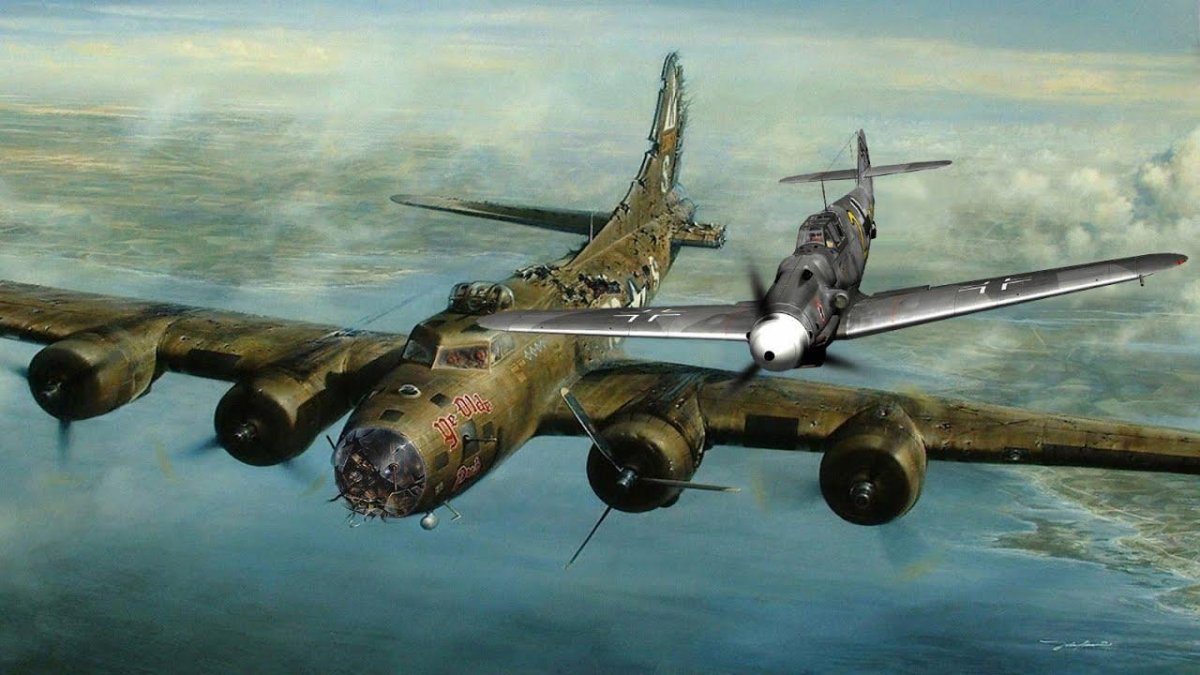 Bf 109 Франц Стиглер