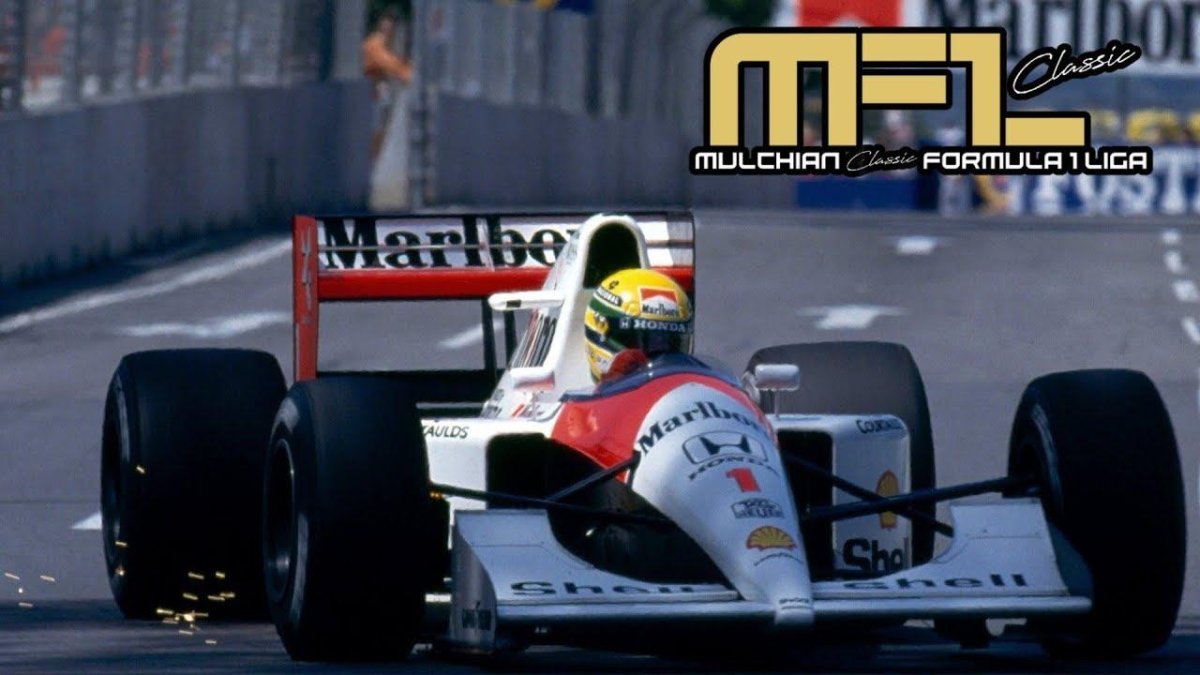 MCLAREN mp4/4 - Айртон Сенна