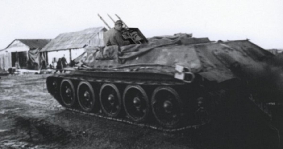 Трофейные т34 тягач