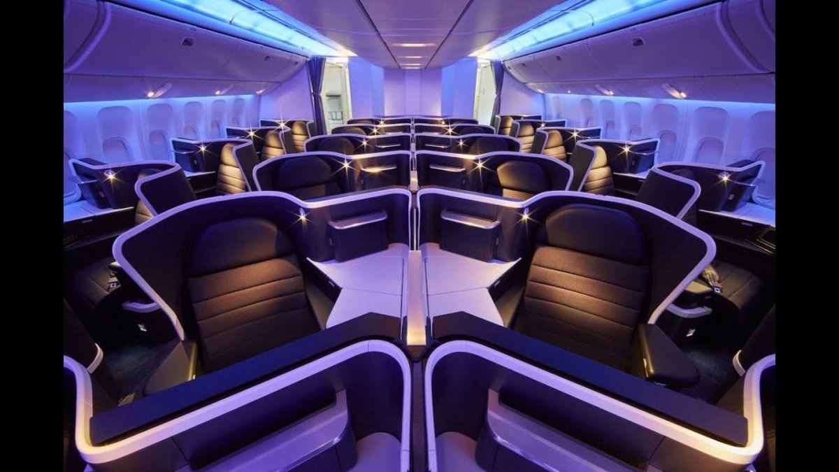 Боинг 777 салон пассажирский