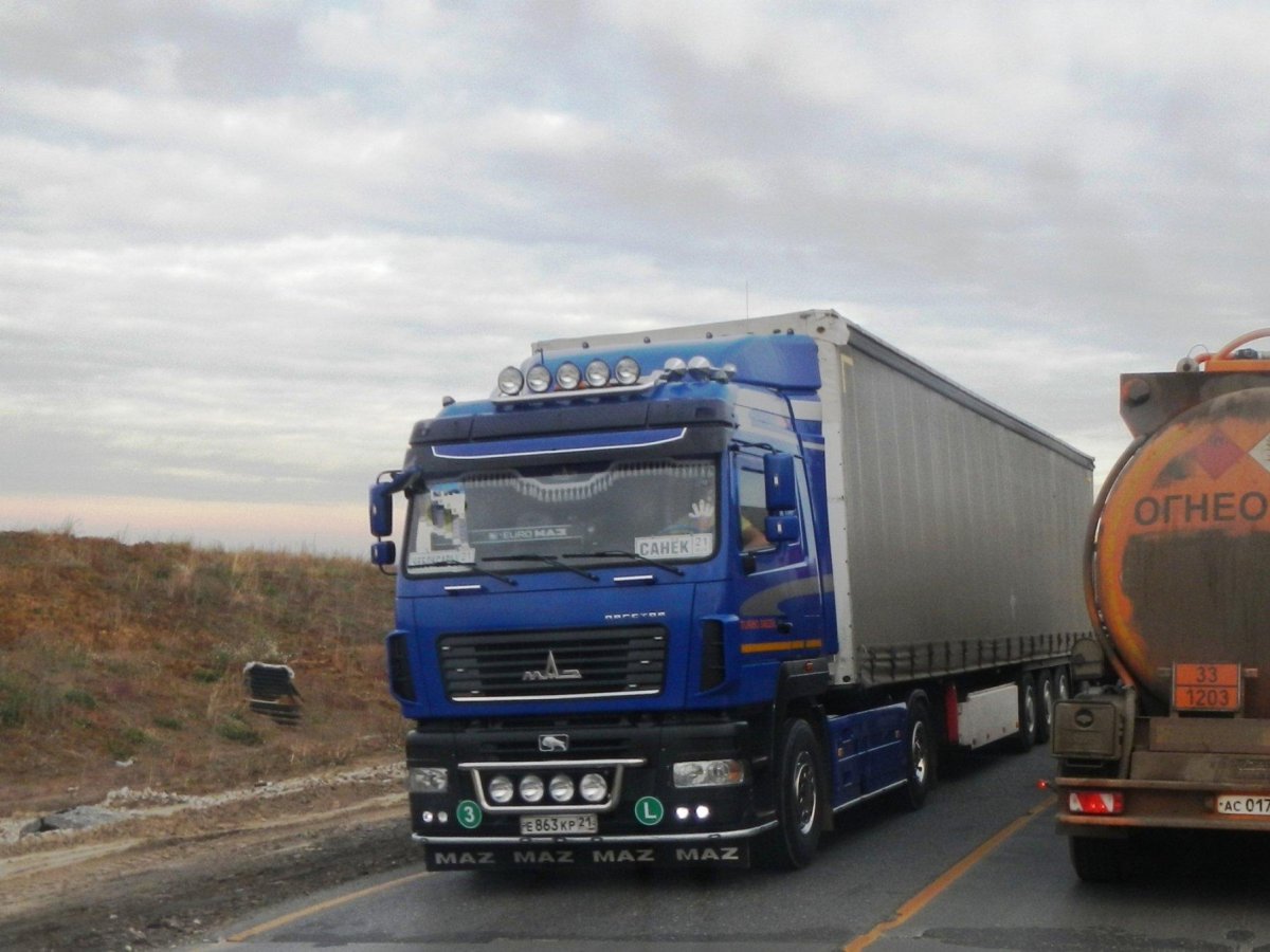 Тюнингованный МАЗ 5440