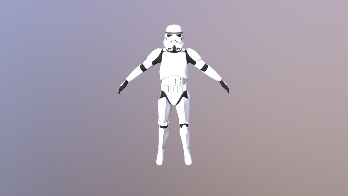 Штурмовик 3д модель