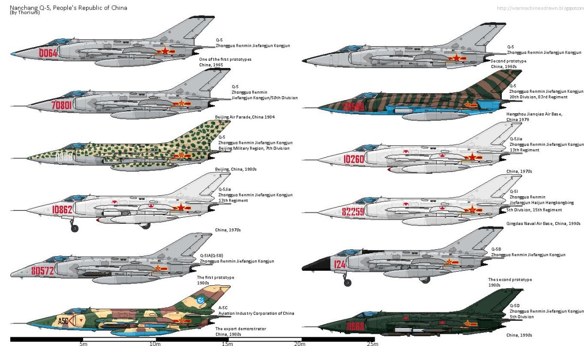 Nanchang q-5 Fantan чертежи
