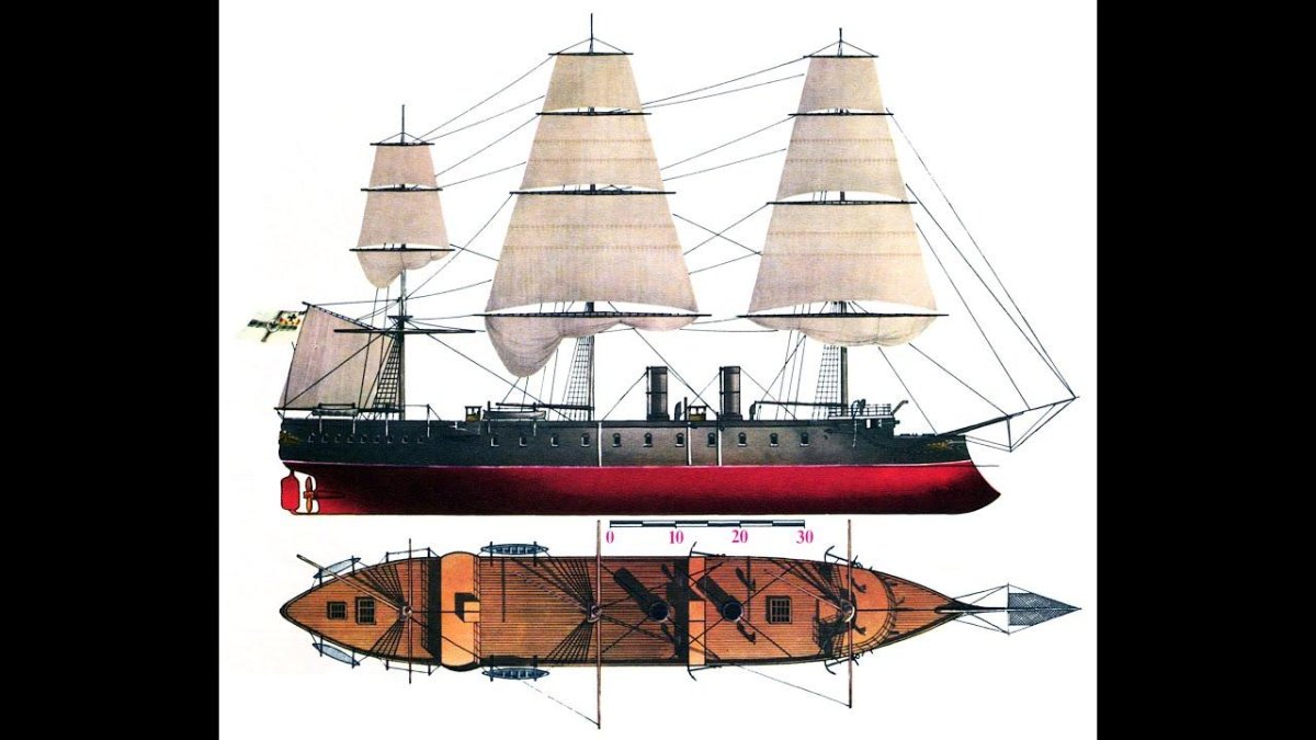 Броненосец Вирджиния 1862