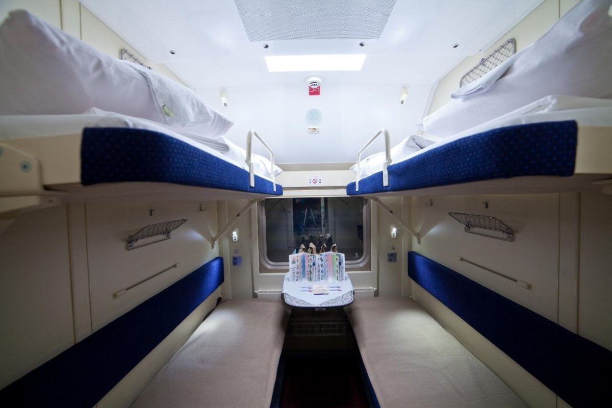 Вагон купе в Северной Пальмире