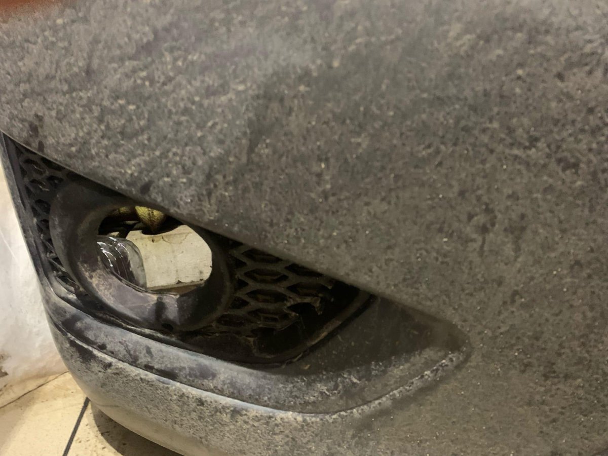 Заглушка туманки Датсун