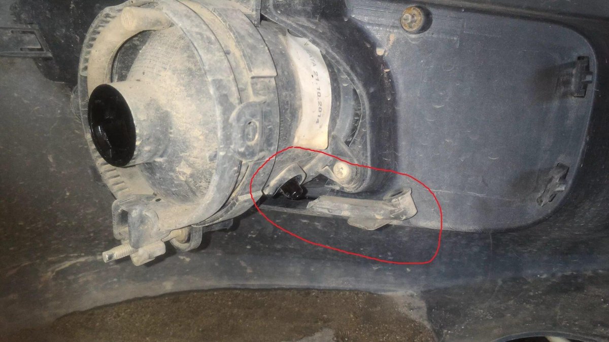 Датсун противотуманки крепления