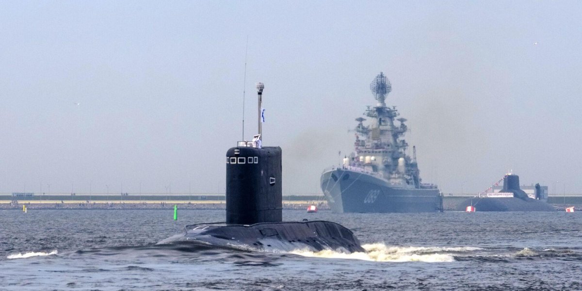 Парад ВМФ подводные лодки