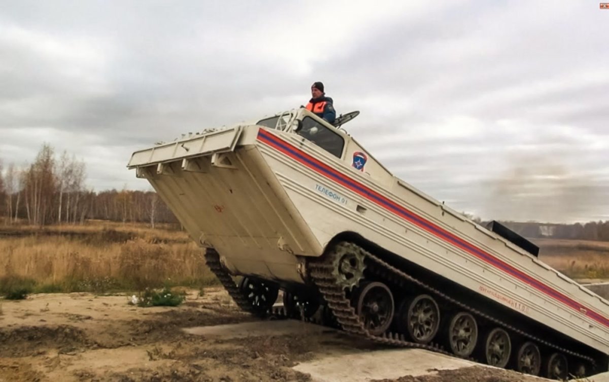 Плавающий Транспортер ПТС МЧС