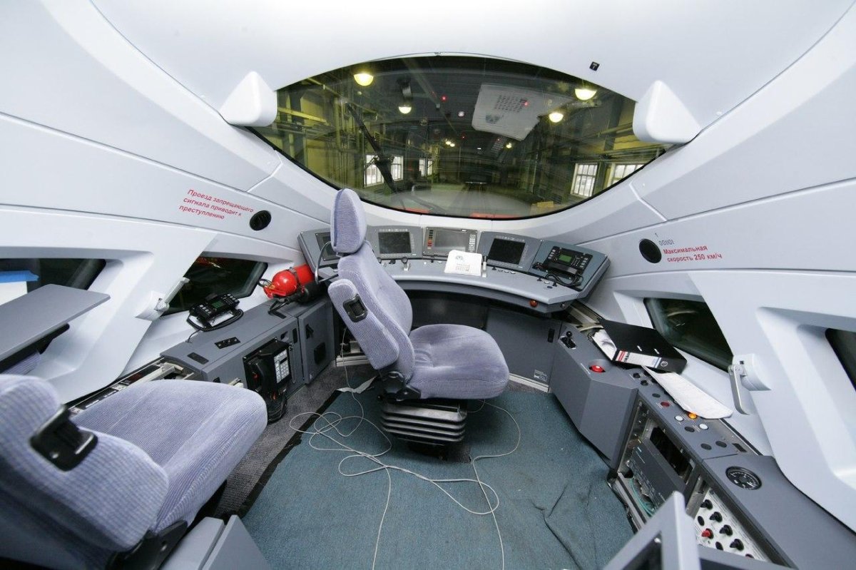 Сапсан кабина машиниста