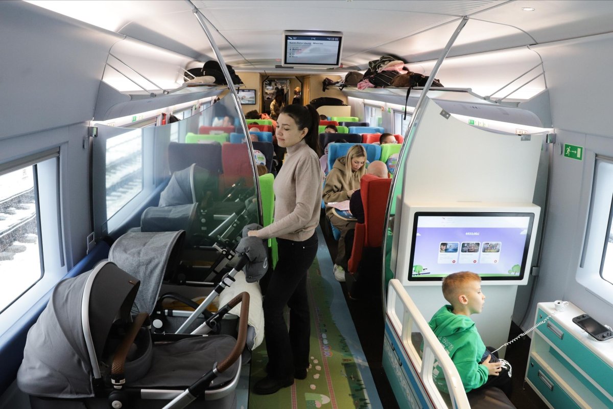 Сапсан детское купе 10 вагон