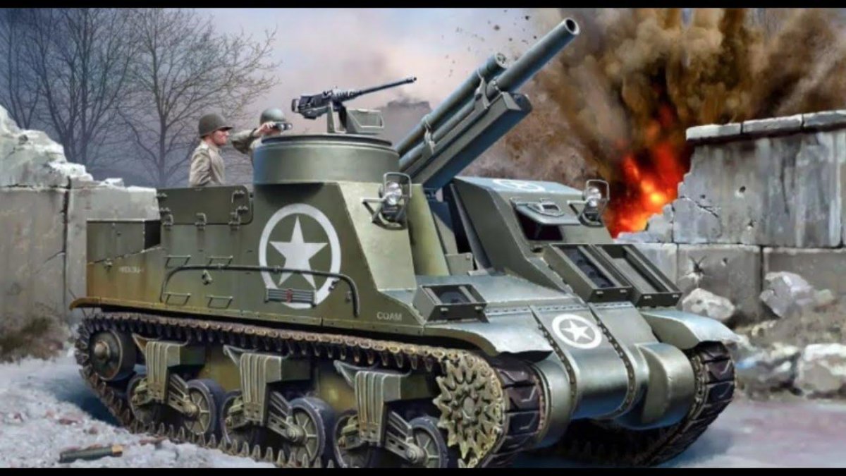 Танк м7 Priest 105mm HMC