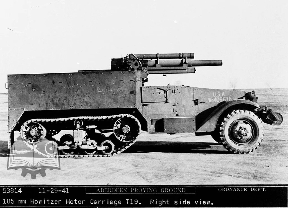 T19 105mm Howitzer Motor Carriage
