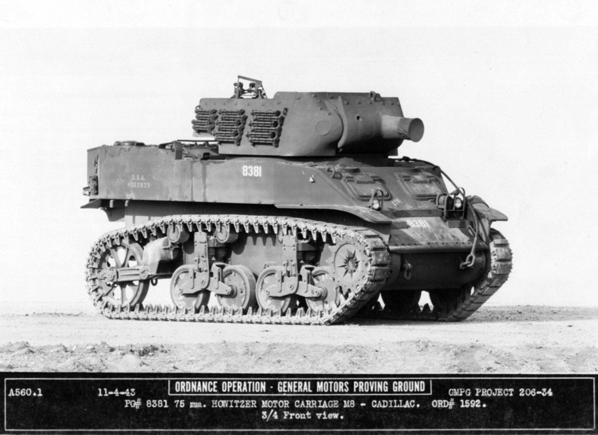 75 Mm Howitzer Motor Carriage m8